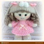 Bunny Costume Doll crochet pattern