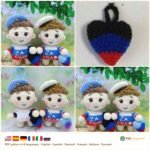 Russian Flag Dolls crochet pattern
