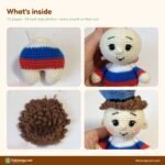 Russian Flag Dolls crochet pattern