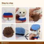 Russian Flag Dolls crochet pattern