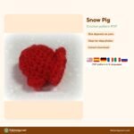 Snow Pig crochet pattern