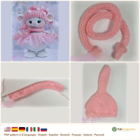 Snow Mouse crochet pattern