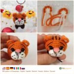 Tiger Keychain crochet pattern