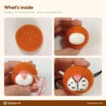Tiger Keychain crochet pattern