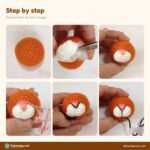 Tiger Keychain crochet pattern