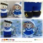 Sailor Dolls Pair crochet pattern