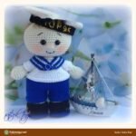 Sailor Dolls Pair crochet pattern