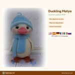 Duckling Motya crochet pattern