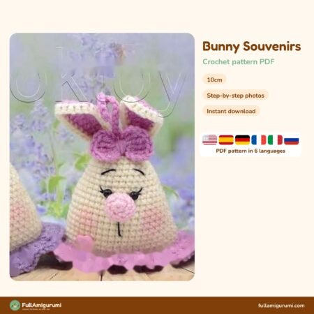 Bunny Souvenirs crochet pattern